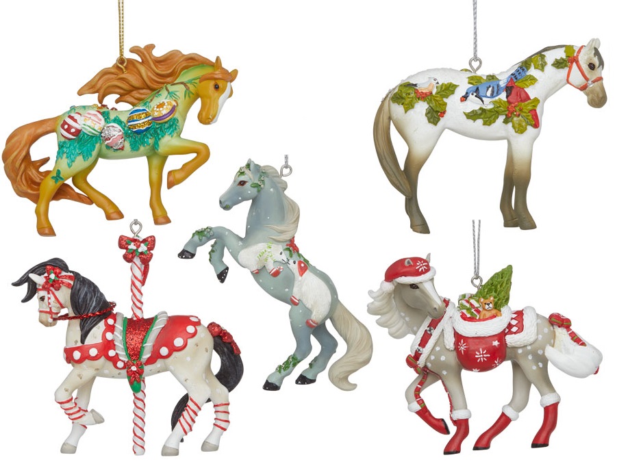 Trail of the Painted Ponies, Christmas 2020 Ornament Set