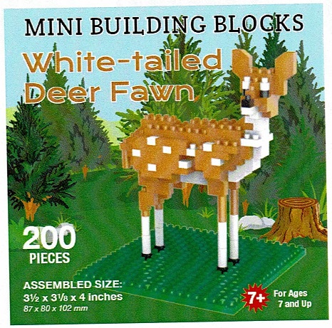 White-tailed Deer Fawn Mini Building Blocks