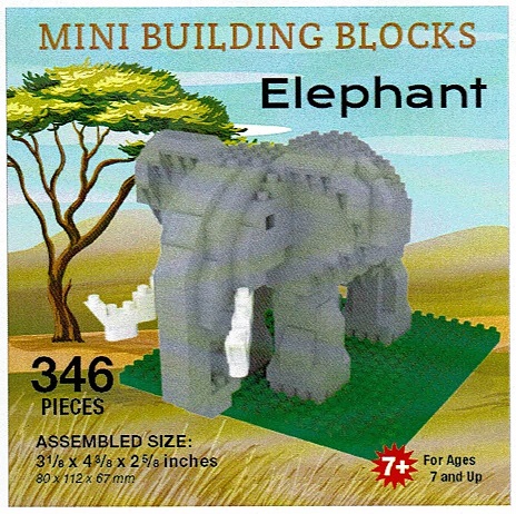 Elephant Mini Building Blocks