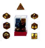 Ten Assorted Olympic Pearlized Polyhedral Dice in a Box