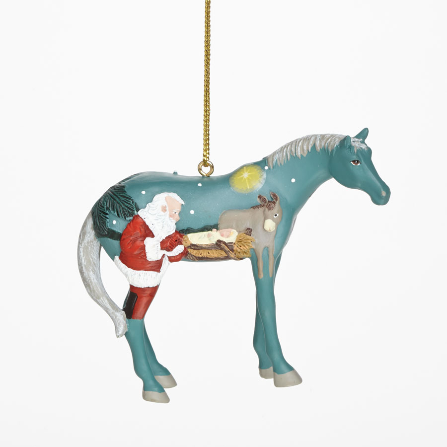 Ornament in a Manger Pony