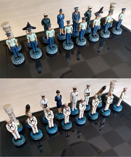 Navy and Air Force Chess Set
