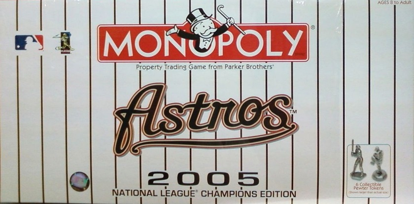 Astros 2005 National League Championship Edition Monopoly